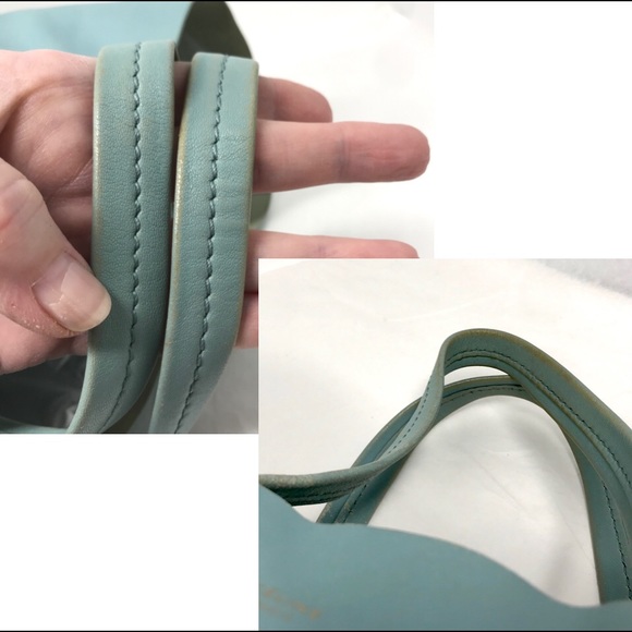 Céline Vertical 2-Tone Blue BiCabas Tote - Picture 10 of 11